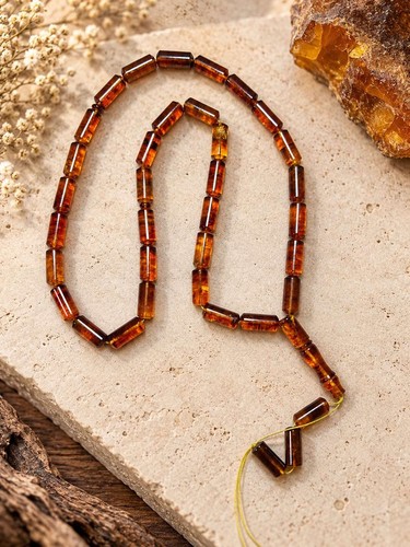Natural baltic amber rosary - rosary, /
